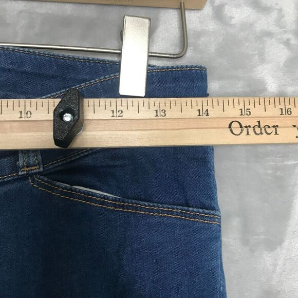 Current/Elliott The Ankle Legging With Zip Womens 26 Medium Blue Wash Jegging - Picture 7 of 9